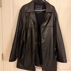 Andrew Marc Classic Black Soft sleek  Leather Jacket Like New condition!